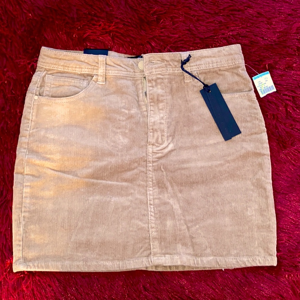 Black Label Corduroy Classic Mini Skirt